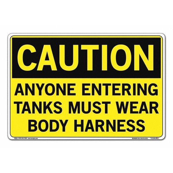 Sign, Caution, 18.5x12.5