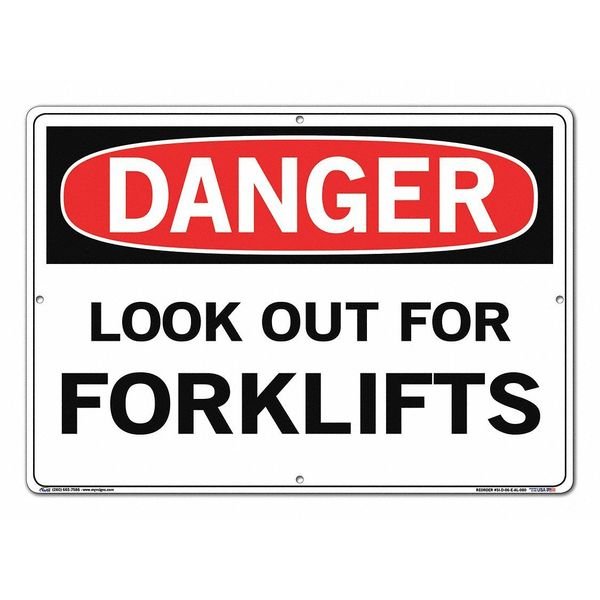 Aluminum Sign, 14-1/2