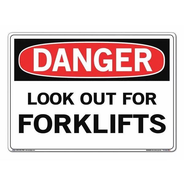 Vinyl Label Sign, 14-1/2
