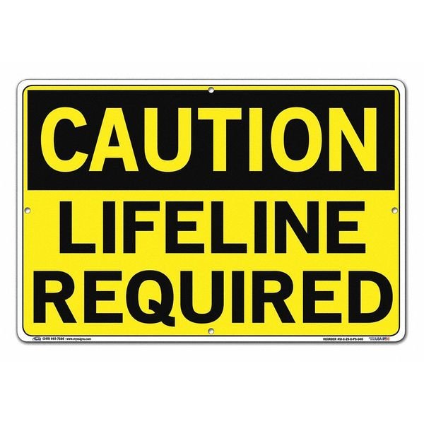 Sign, Caution, 18.5x12.5