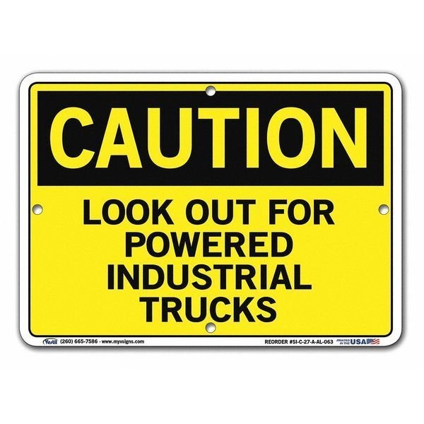 Aluminum Sign, 7-1/2