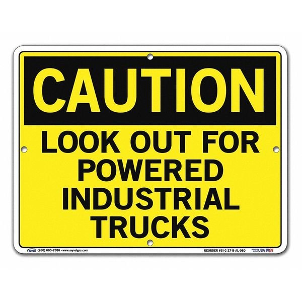 Aluminum Sign, 9-1/2