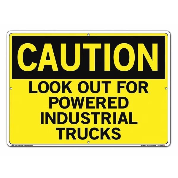 Aluminum Sign, 14-1/2