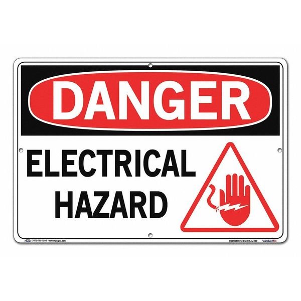 Sign, Danger, 18.5x12.5
