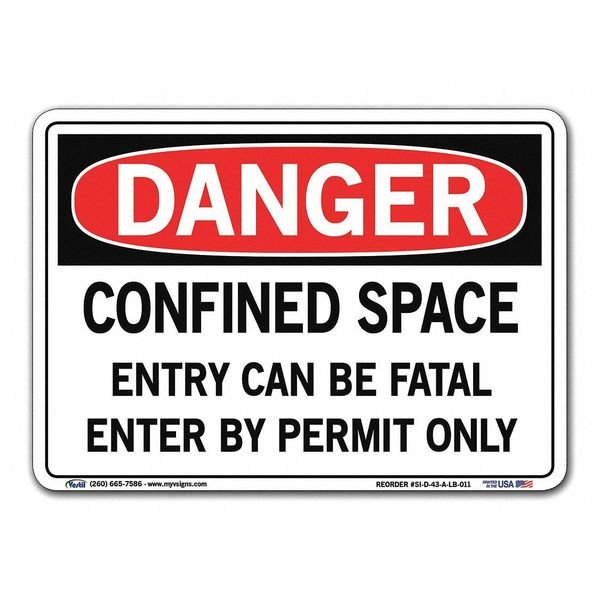 Sign, Danger, 10.5x7.5