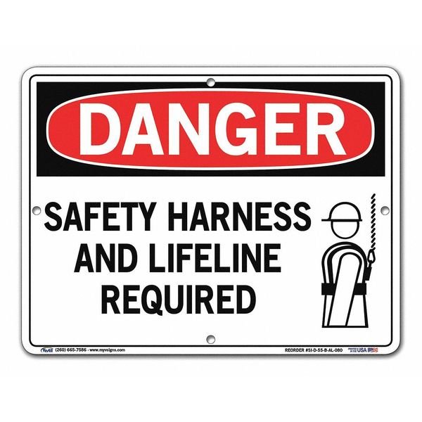 Sign, Danger, 12.5x9.5