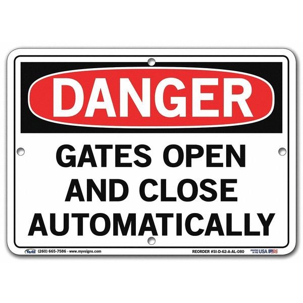 Aluminum Sign, 7-1/2