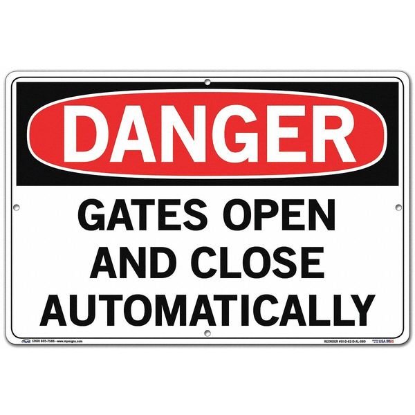 Aluminum Sign, 12-1/2