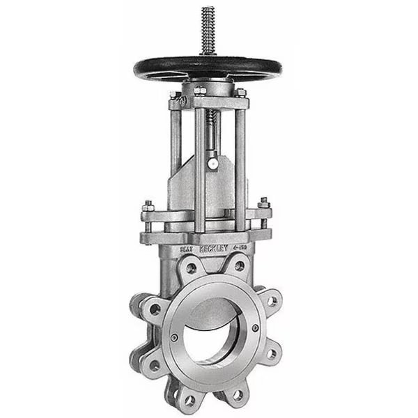 Knife Gate Valve, Bi, Manual, SS304, 8, KECKLEY, Mfr# 8KGV-34-BBM