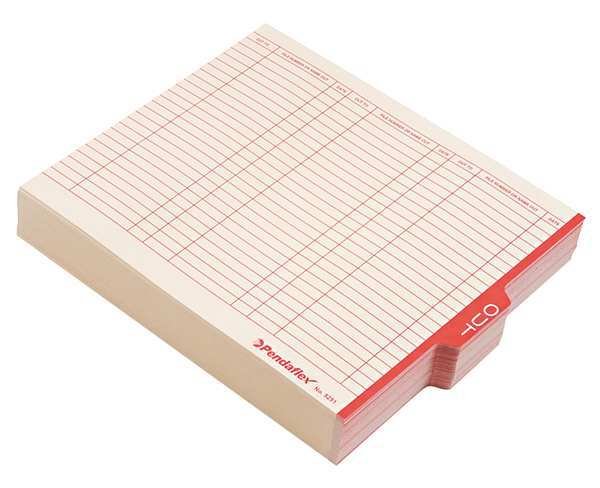 Outguides w/Tab, Manila, Manila, PK100, PENDAFLEX, Mfr# PFX5251