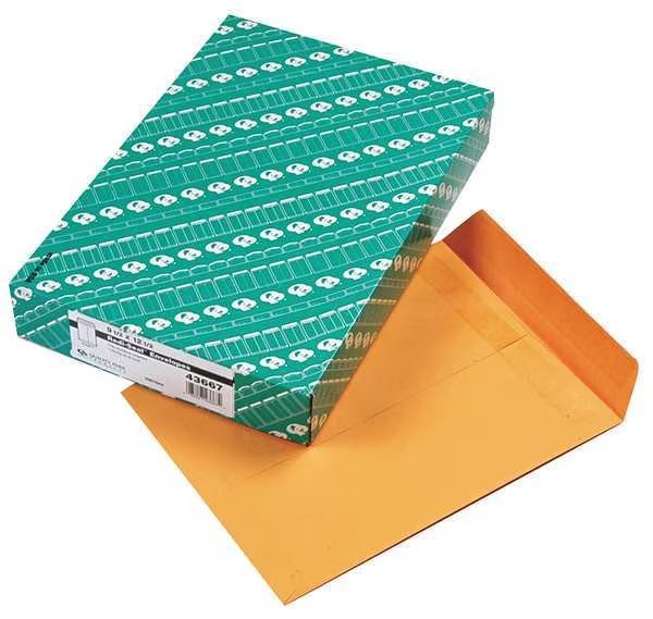 Catalog Envelope, Lt Brown, Kraft, PK100, QUALITY PARK, Mfr# QUA43667