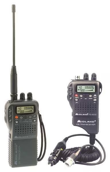 Portable CB, 40 Channel, 4 Watt, Midland Radio, Mfr#: 75-822