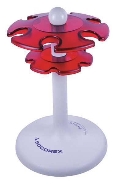 Pipette Stand, Hold 6 Pipettes, Red, Wheaton, Mfr#: W870160