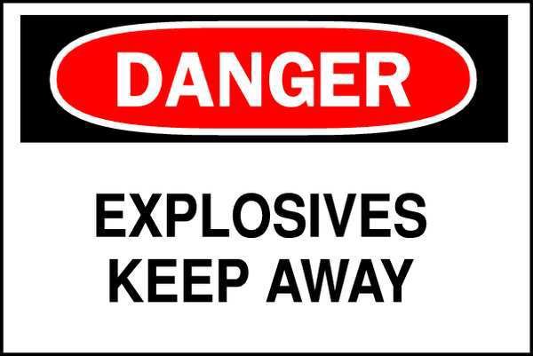 Safety Sign, 7 in H, 10 in W, Polyester, Rectangle, English, 85169, BRADY, Mfr# 85169