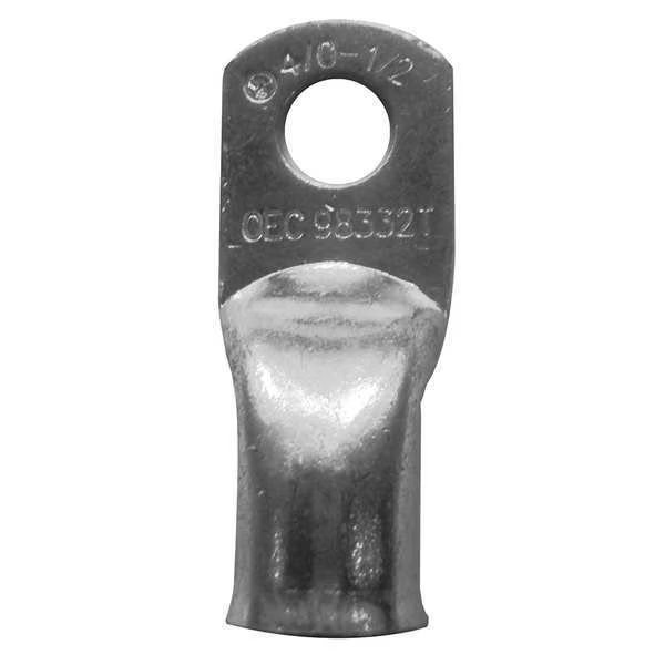 Lug, 4 ga, 5/16 In, Crimp/Solder, PK25, WESTWARD, Mfr# 23YZ71