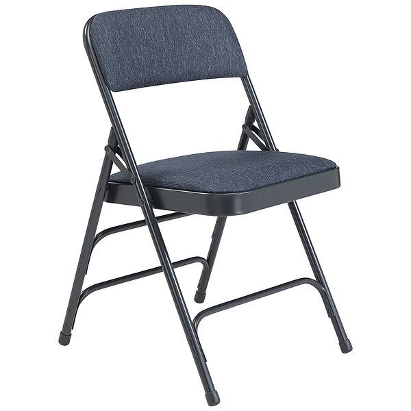 Folding Chair, Blue, 18-3/4 In., PK4, NATIONAL PUBLIC SEATING, Mfr# 2304