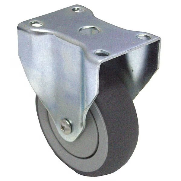 Plate Caster, 220 lb. Ld Rating, Plain, EnjoyTool select, Mfr# P12R-PRP050D-12