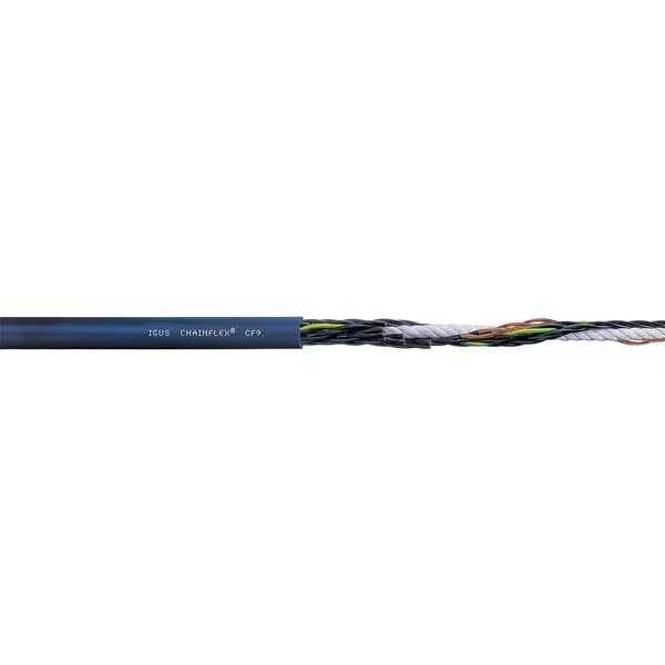 14 AWG 7 Conductor Continuous Flex Control Cable 300V BL, CHAINFLEX, Mfr# CF9-25-07-1