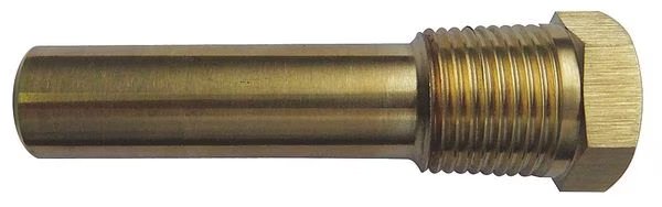 Industrial Thermowell, Brass, 5/8-18 UNF, EnjoyTool Select, Mfr#: 24C480