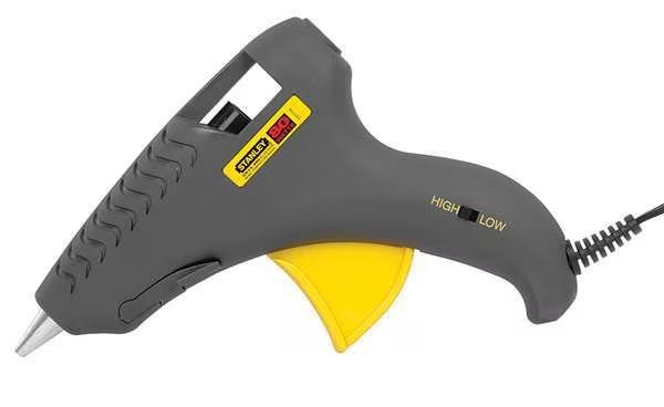 Glue Gun, 6 1/2 in L, 120V, 80 W, Stanley, Mfr#: GR25-2