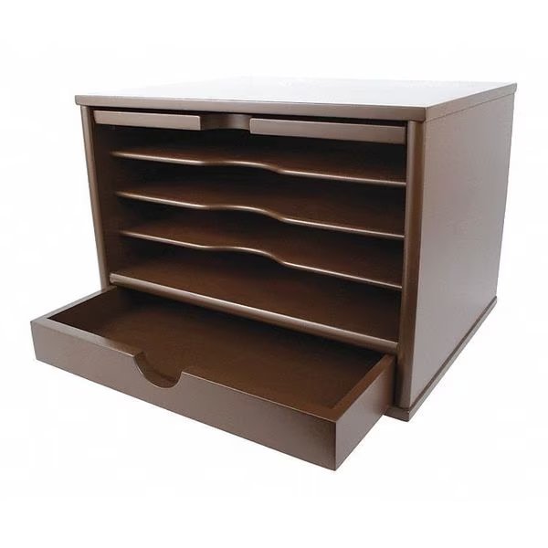 Desktop Organizer, Brown, VICTOR, Mfr# B4720