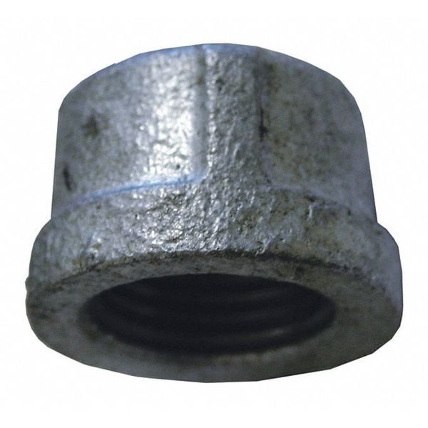Galvanized Cap, 1/2 In, Jones Stephens, Mfr#: G1550050