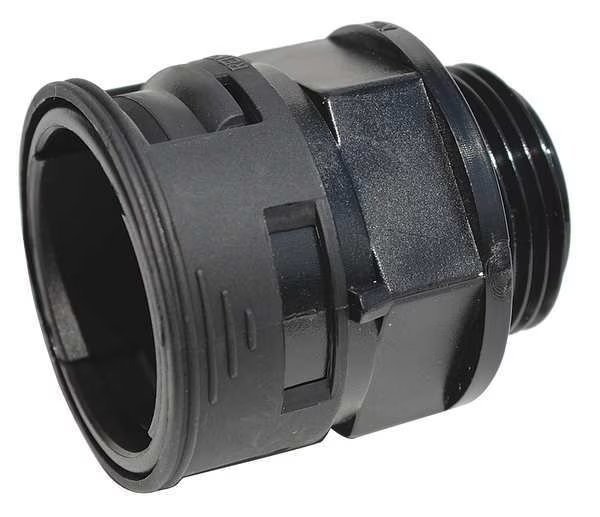 Connector, 1.889 in., Black, Nylon, REIKU, Mfr# VPGRB-48N08