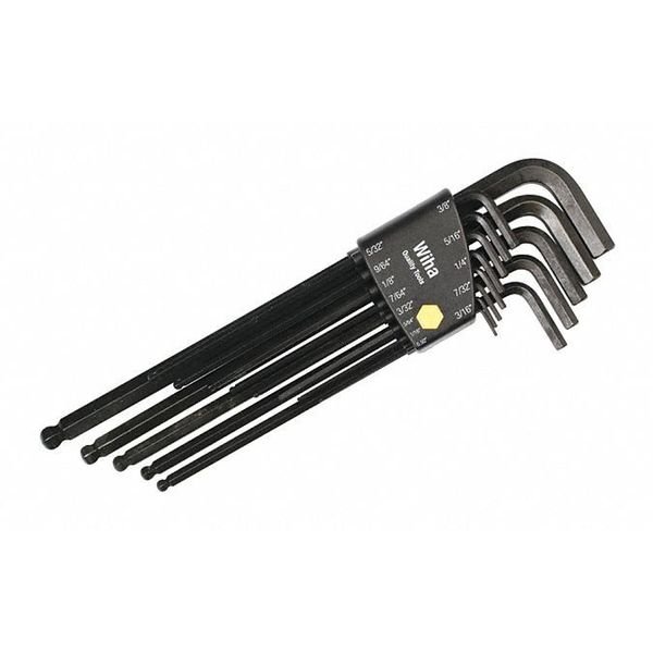 13 Piece SAE L-Shape Hex Key Set, 36991, WIHA, Mfr# 36991