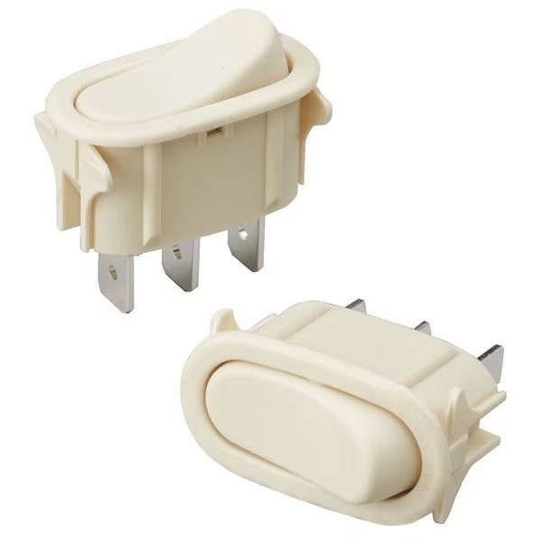 Rocker Switch, Almond, PK2, BROAN, Mfr# R561115