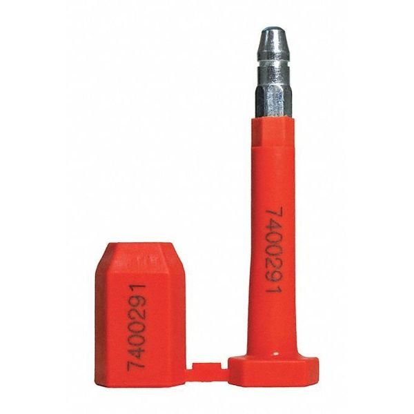 Premium Bolt Seal, 8mm, Red, PK10, Premium Bolt Seals, Mfr#: MS-B8R-10