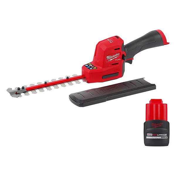 Hedge Trimmer and Battery, Milwaukee Tool, Mfr#: 2533-20, 48-11-2425