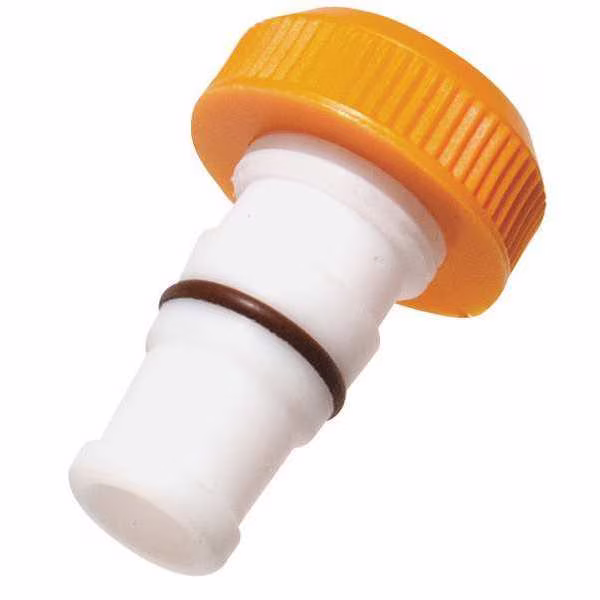 Adapter, Inlet, White/Blue, 24/25, Kimble Chase, Mfr#: 179800-2124