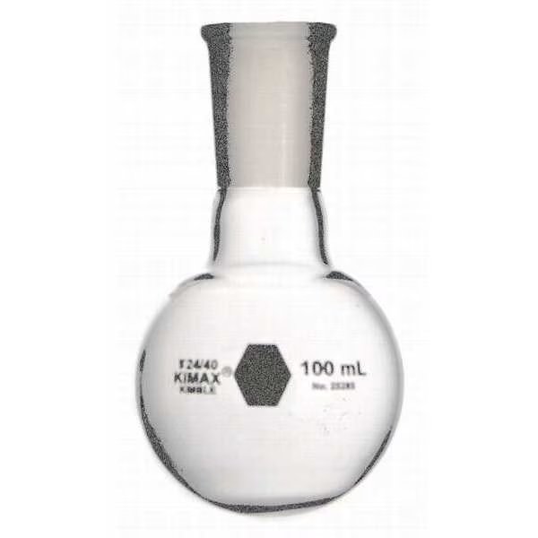 Round Bottom Flask, 300mL, Glass, PK12, Kimble Chase, Mfr#: 25285-300