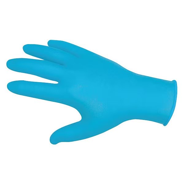 Disposable Medical Grade Gloves, Nitrile, Powder Free, Blue, 1000 PK, MCR SAFETY, Mfr# 6010L