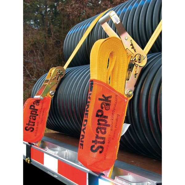 Tie-Down Strap, Ratchet, 27ft x 2In, 3335lb, KINEDYNE, Mfr# 512720PAKGRA
