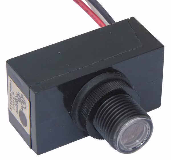 Photocontrol, Threaded, 120VAC, Dayton, Mfr#: 26WA82
