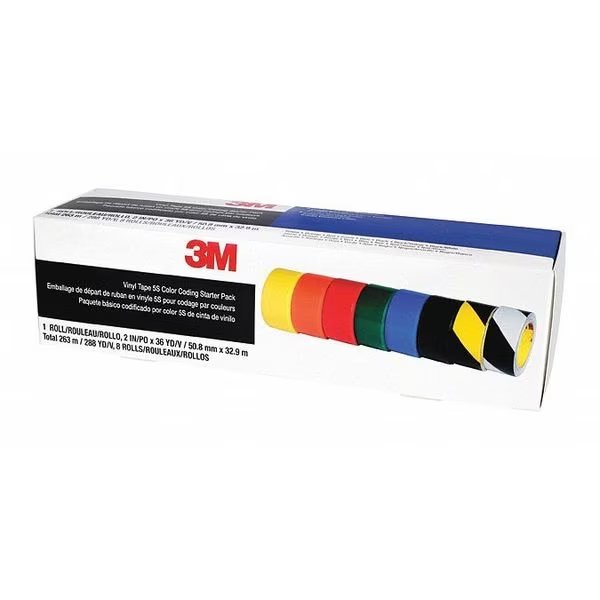 Vinyl Tp Safety and 5S Color Coding Pack, 3M, Mfr#: 5S – EnjoyTool