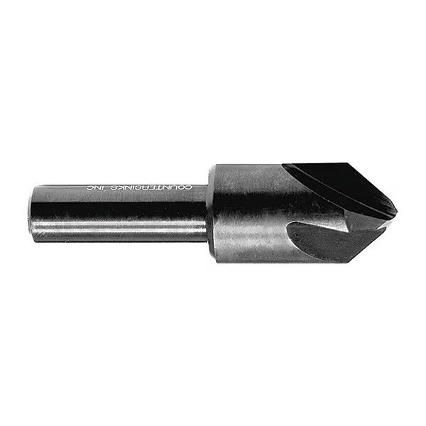 Drill Point Countersink, HSS, 60 deg., 1/4