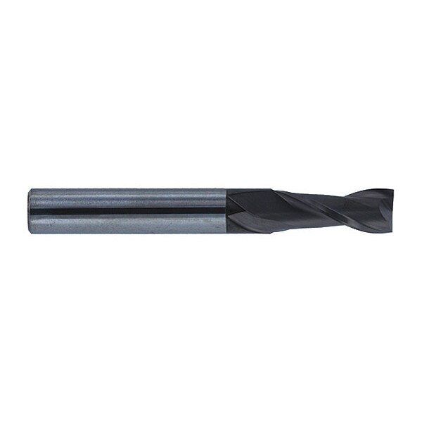 End Mill, HP, Carbide, Square, 1/16 x 3/16, Finish: DLC, MELIN TOOL CO, Mfr# AMG-402-DLC