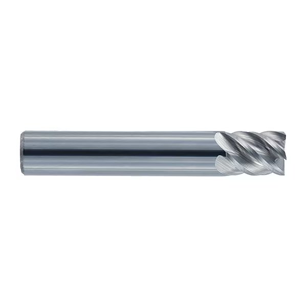 End Mill, Carbide HP, 3/8x1/2, Finish: Bright, MELIN TOOL CO, Mfr# GMGS-1212-R015