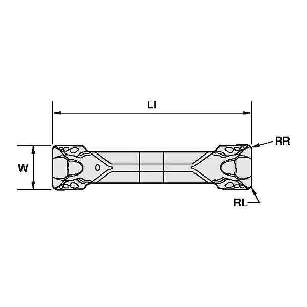 Grooving/Parting Insert, WMT-P-PT, Carbide, Widia, Mfr#: WMTS600M6P06PT