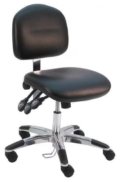 Ergonomic Chair, Vinyl, 17