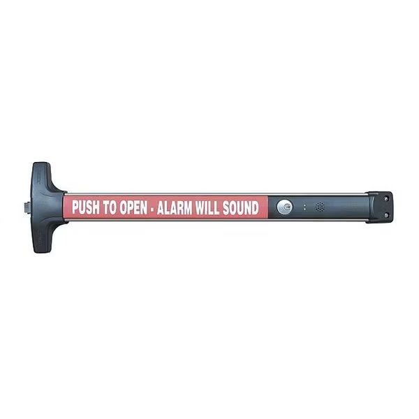 Rim Exit Device with Alarm, 36 in. W, DETEX, Mfr# V40 EB-W CD 628 99 36