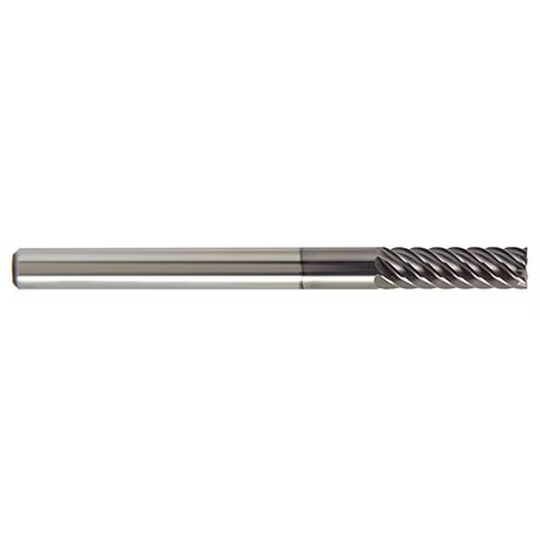 Carbide Hp End Mill, 7F, R0.25mm, 3mmx6mm, MELIN TOOL CO, Mfr# VXMG7-M3M3-R0.25S