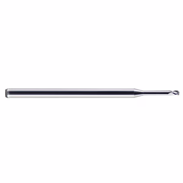 Carbide Micro End Mill, Ball, 0.093x0.139