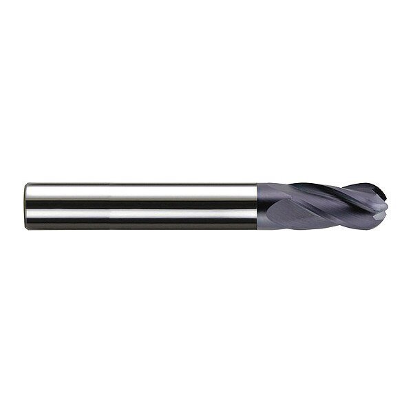 Carbide GP End Mill Ball 5/8X2-1/4, Number of Flutes: 4, MELIN TOOL CO, Mfr# CCMG-2020-LB-ALTIN
