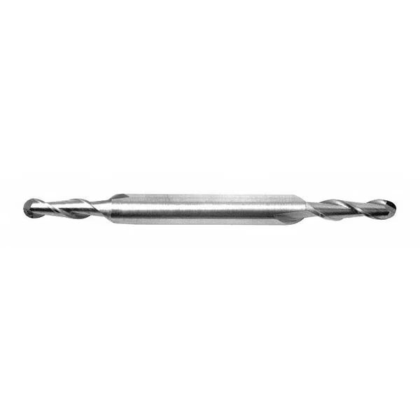 Gnrl Purpse End Mill, Ball End, 9/64x7/32
