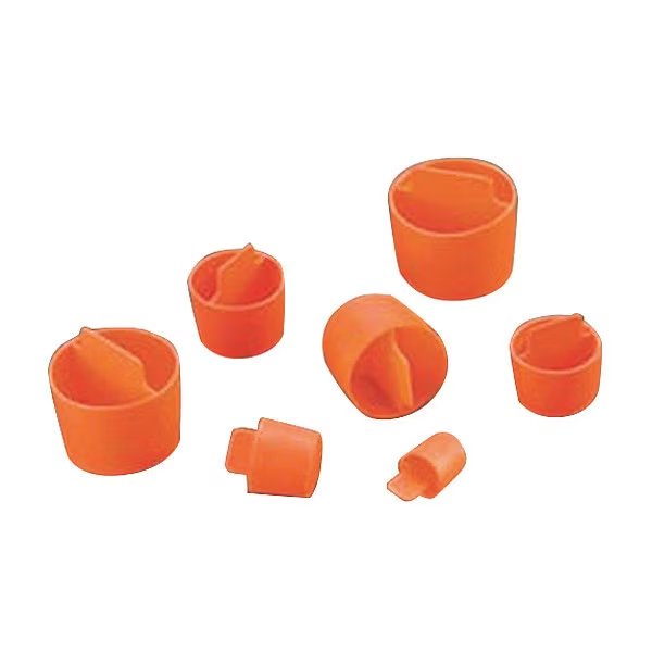 Red Plastic Tapered Plug .500