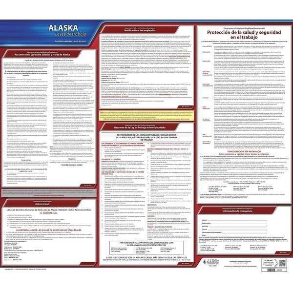 Labor Law Poster, State Labor Law, AK, Jj Keller, Mfr#: 200-AK