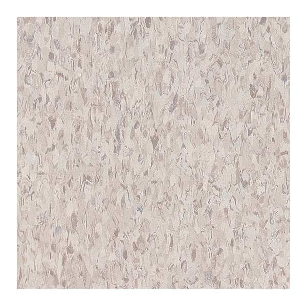Vinyl Composition Tile, 45sq ft, Sndft Wht, Armstrong Flooring, Mfr#: FP51858031